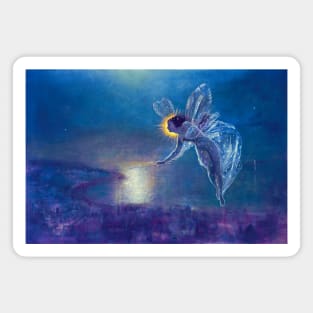 SPIRIT OF THE NIGHT IN BLUE by John Atkinson Grimshaw Magnet